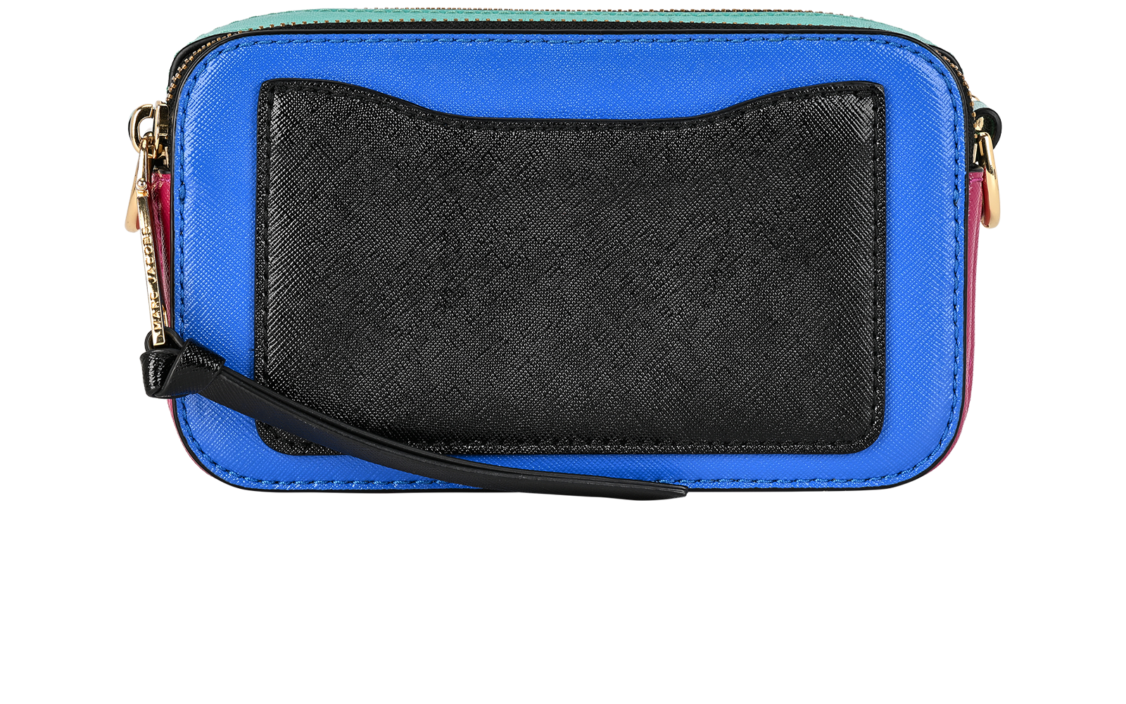 Snapshot, &pound;160, Handbags, Black/Blue/Pink, Leather, Back view